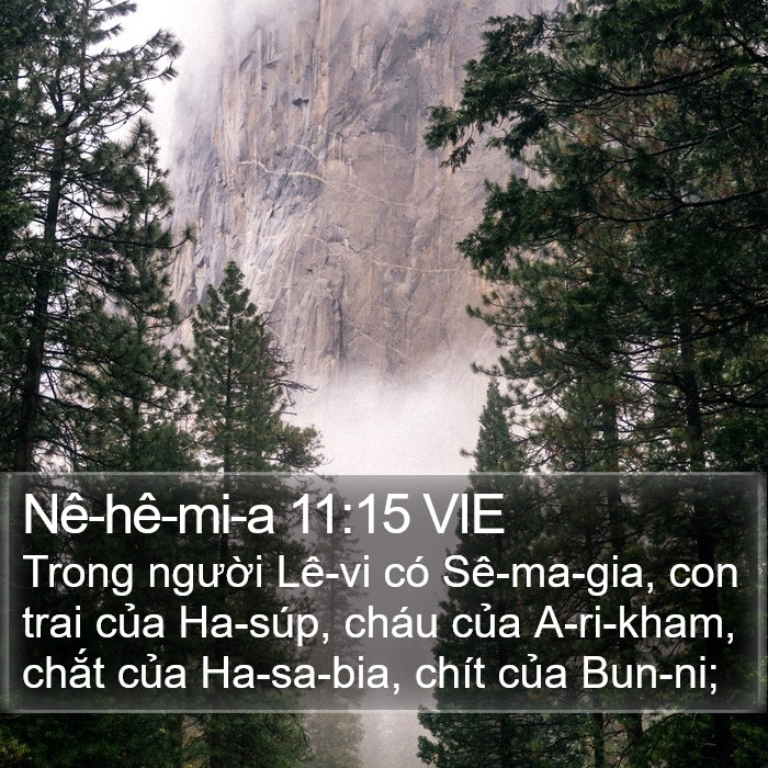 Nê-hê-mi-a 11:15 VIE Bible Study