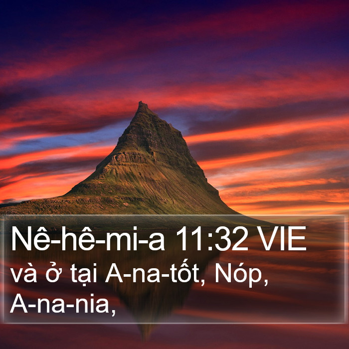 Nê-hê-mi-a 11:32 VIE Bible Study