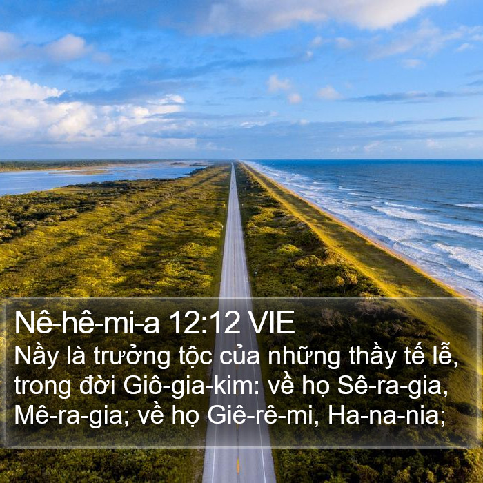 Nê-hê-mi-a 12:12 VIE Bible Study