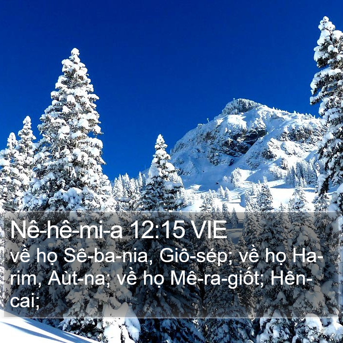Nê-hê-mi-a 12:15 VIE Bible Study
