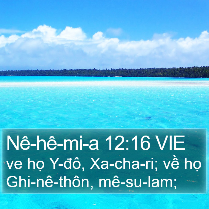 Nê-hê-mi-a 12:16 VIE Bible Study
