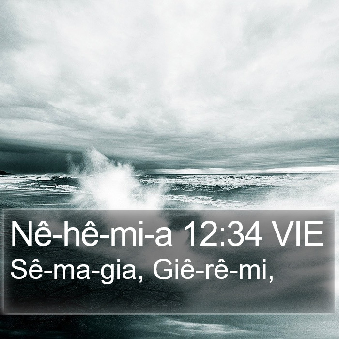 Nê-hê-mi-a 12:34 VIE Bible Study