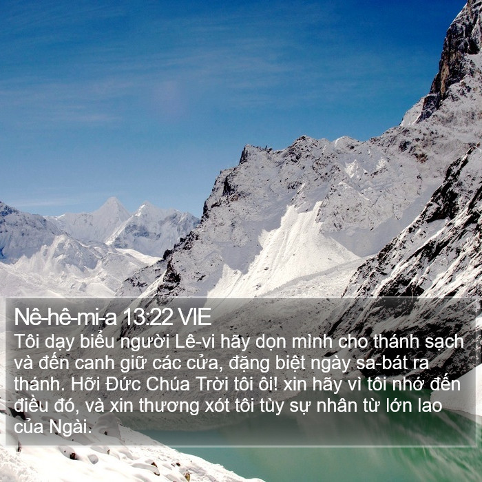 Nê-hê-mi-a 13:22 VIE Bible Study