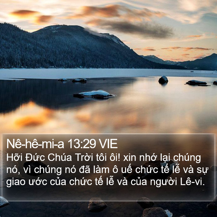 Nê-hê-mi-a 13:29 VIE Bible Study