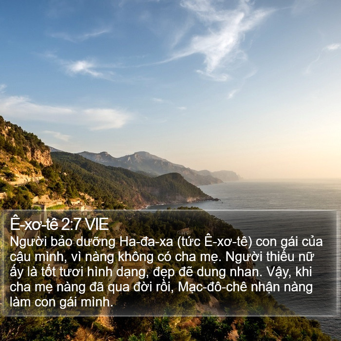 Ê-xơ-tê 2:7 VIE Bible Study