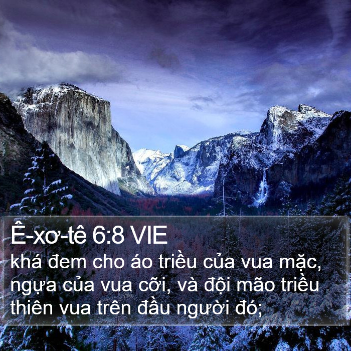 Ê-xơ-tê 6:8 VIE Bible Study