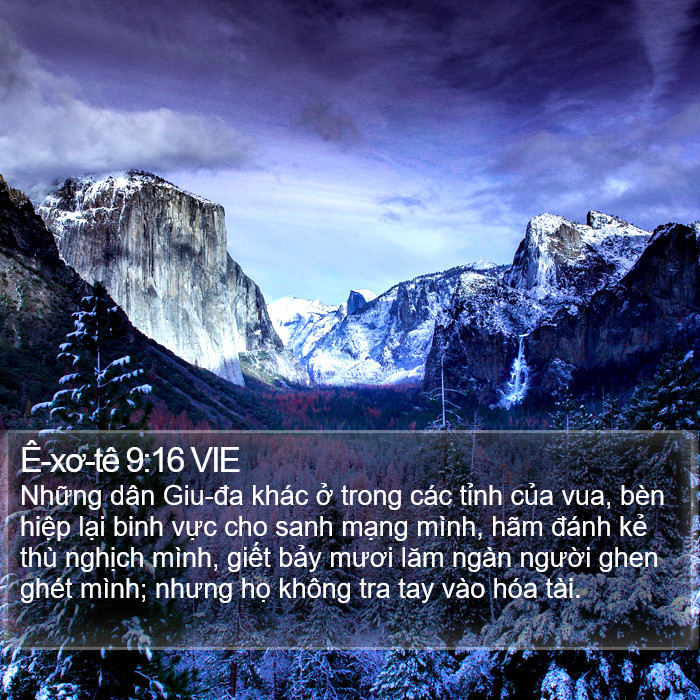 Ê-xơ-tê 9:16 VIE Bible Study