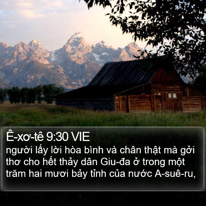 Ê-xơ-tê 9:30 VIE Bible Study
