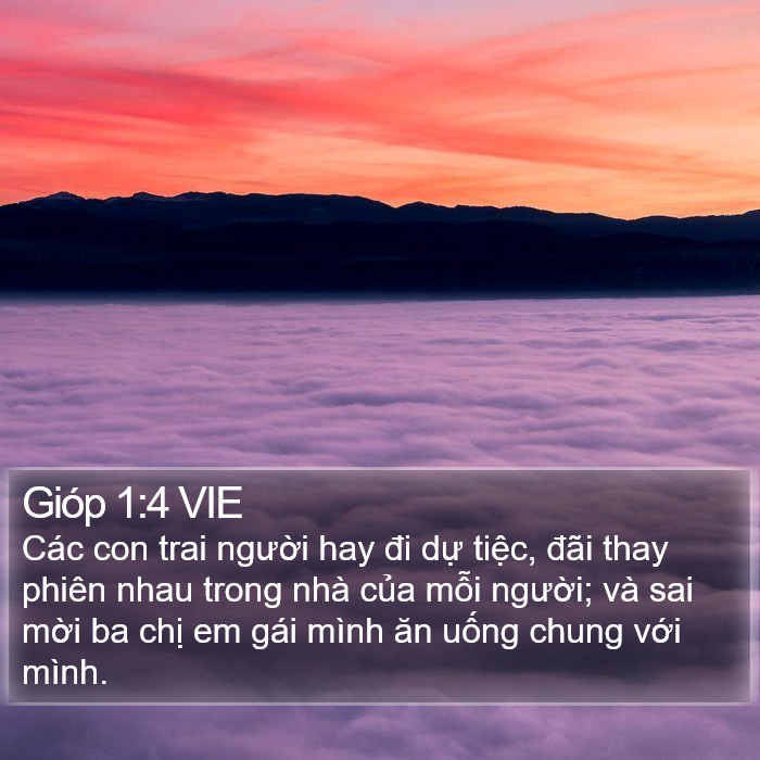 Gióp 1:4 VIE Bible Study