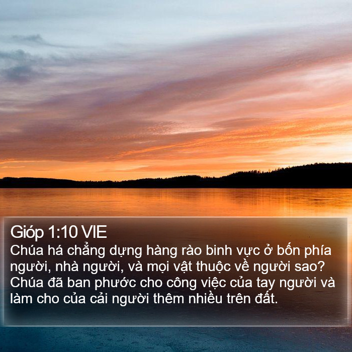 Gióp 1:10 VIE Bible Study