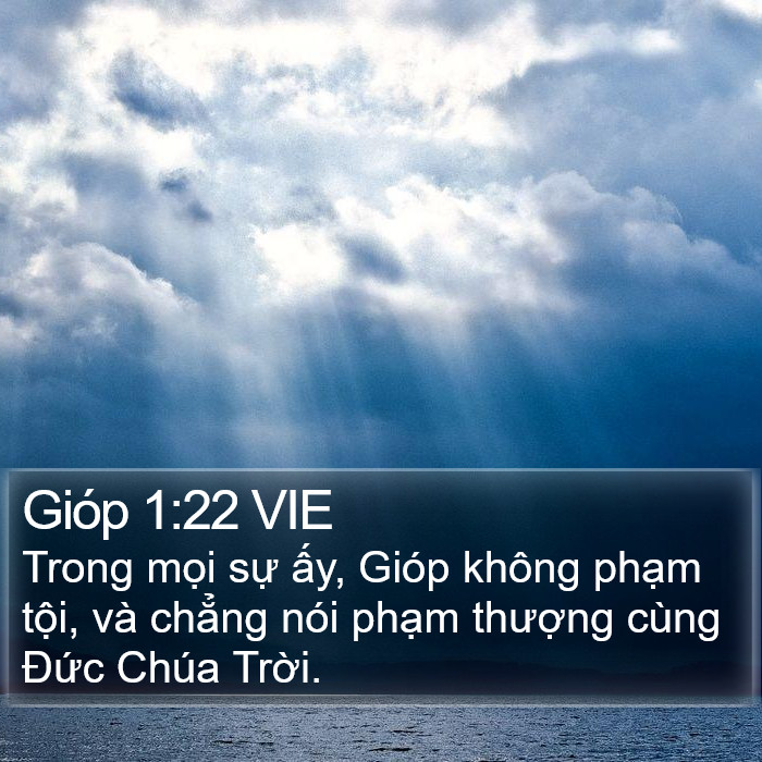 Gióp 1:22 VIE Bible Study