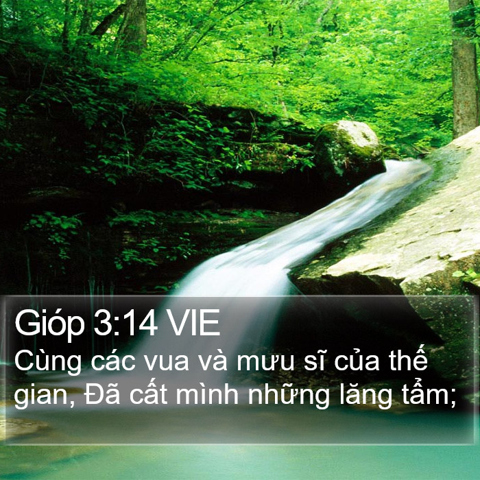 Gióp 3:14 VIE Bible Study
