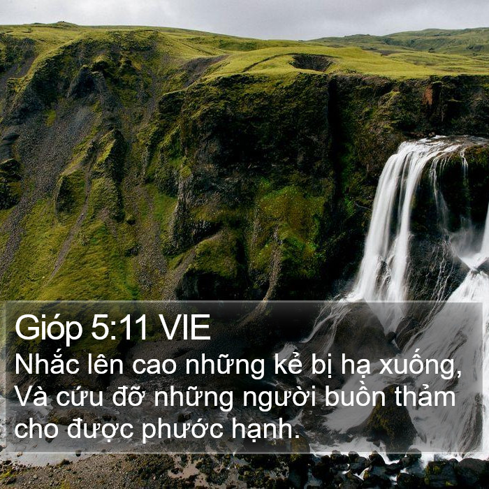 Gióp 5:11 VIE Bible Study