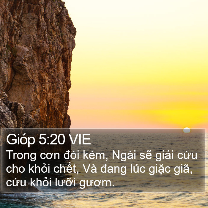 Gióp 5:20 VIE Bible Study