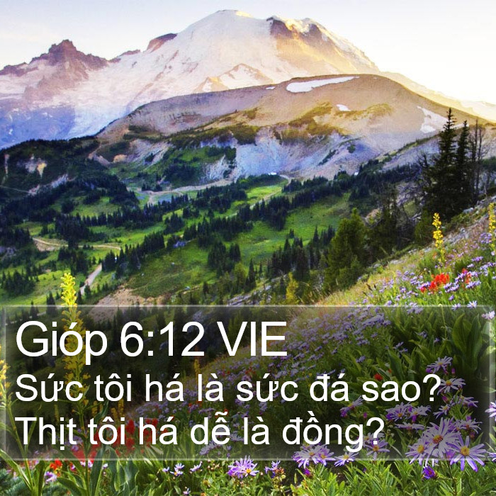 Gióp 6:12 VIE Bible Study