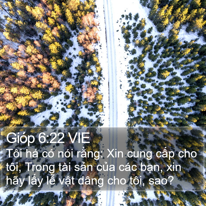 Gióp 6:22 VIE Bible Study