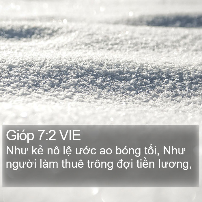 Gióp 7:2 VIE Bible Study