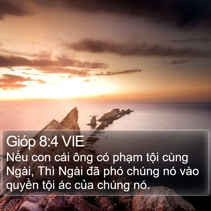 Gióp 8:4 VIE Bible Study