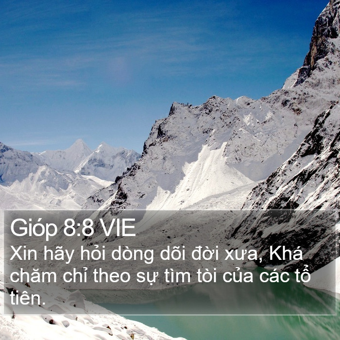 Gióp 8:8 VIE Bible Study