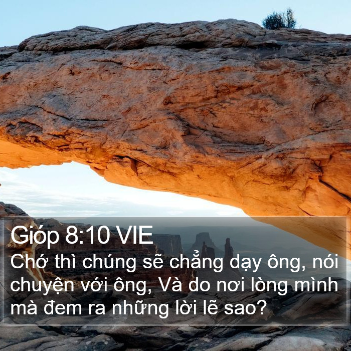 Gióp 8:10 VIE Bible Study