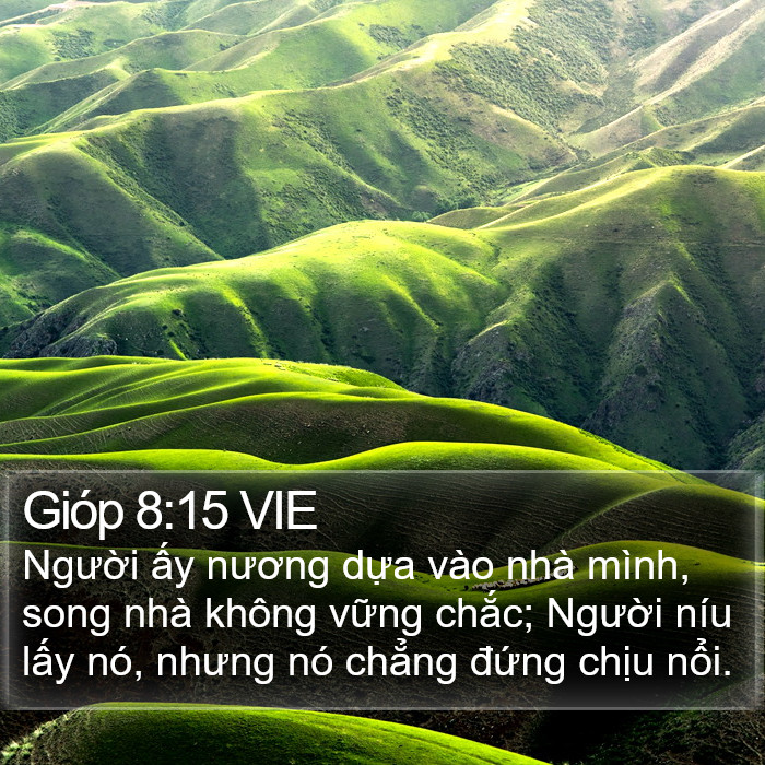 Gióp 8:15 VIE Bible Study
