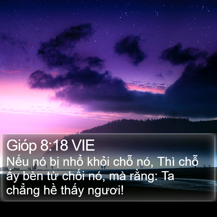 Gióp 8:18 VIE Bible Study