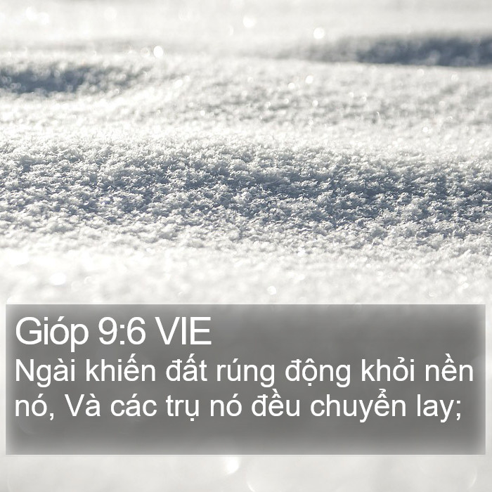 Gióp 9:6 VIE Bible Study