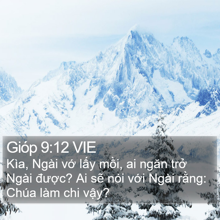 Gióp 9:12 VIE Bible Study