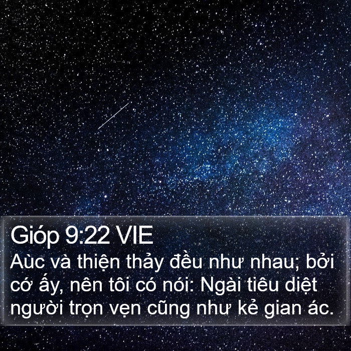 Gióp 9:22 VIE Bible Study