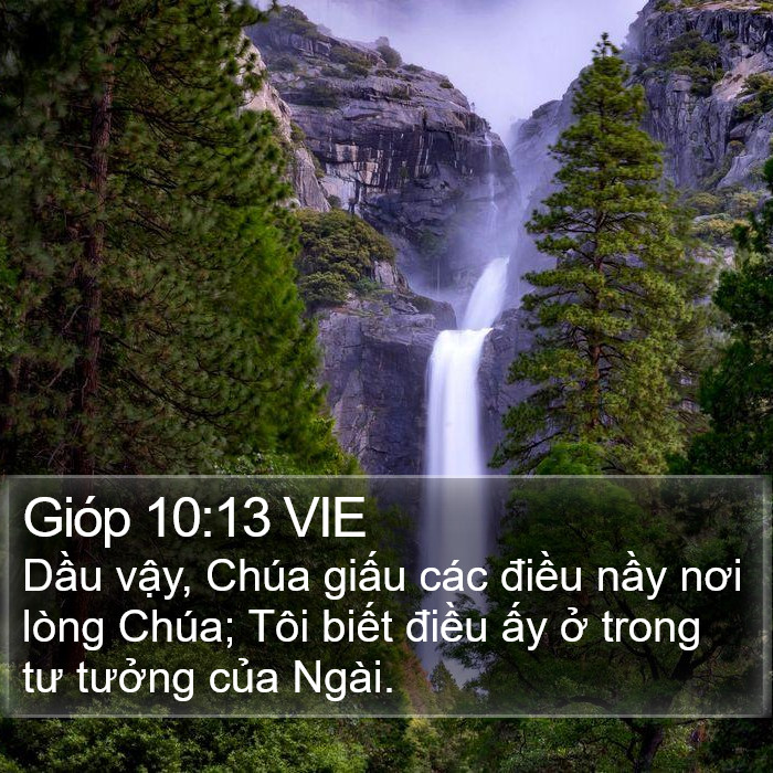 Gióp 10:13 VIE Bible Study