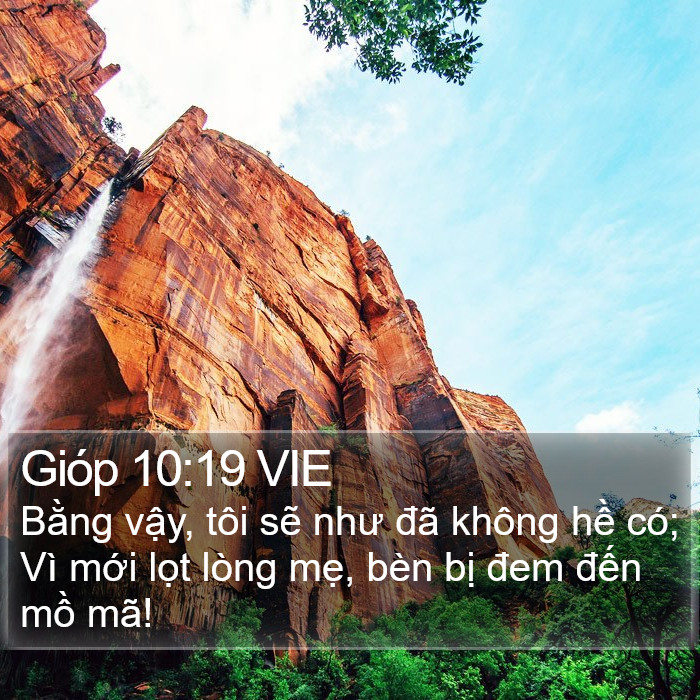 Gióp 10:19 VIE Bible Study