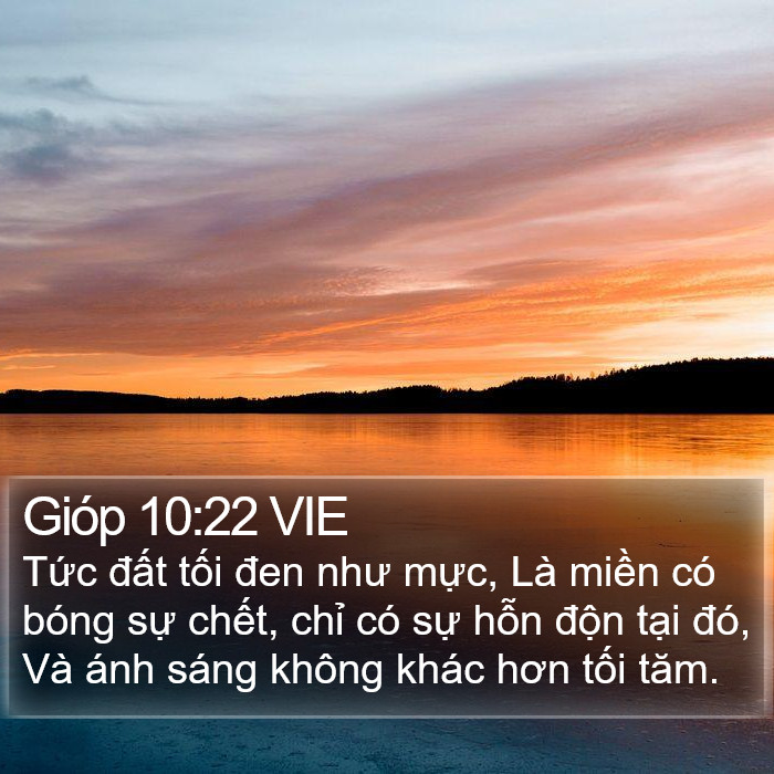 Gióp 10:22 VIE Bible Study