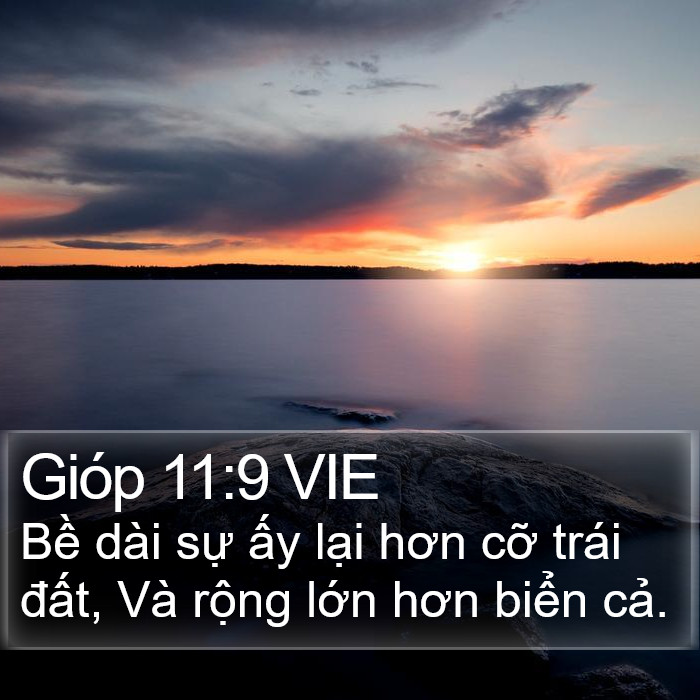 Gióp 11:9 VIE Bible Study