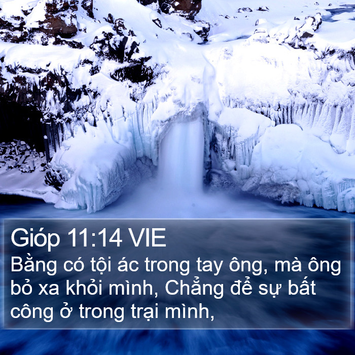 Gióp 11:14 VIE Bible Study