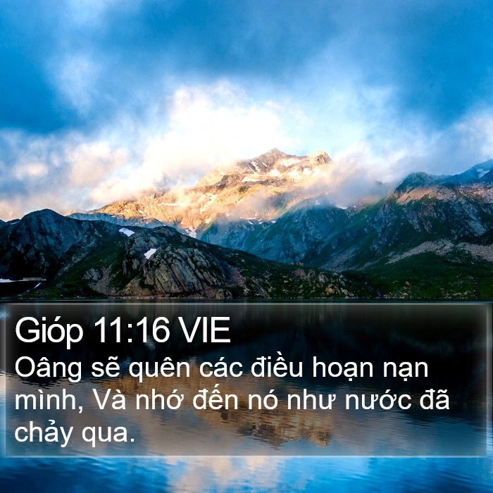 Gióp 11:16 VIE Bible Study