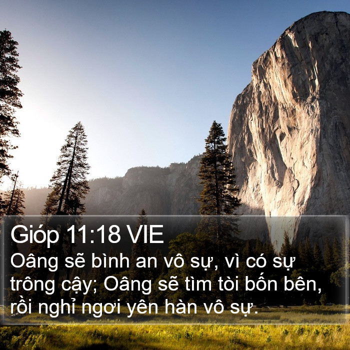 Gióp 11:18 VIE Bible Study