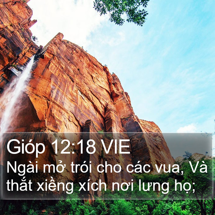Gióp 12:18 VIE Bible Study