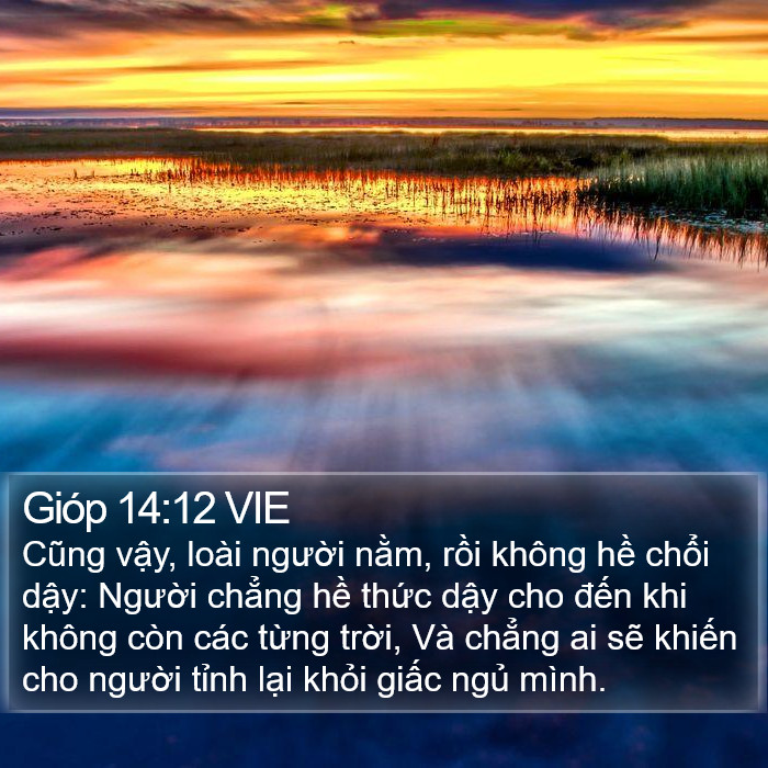 Gióp 14:12 VIE Bible Study