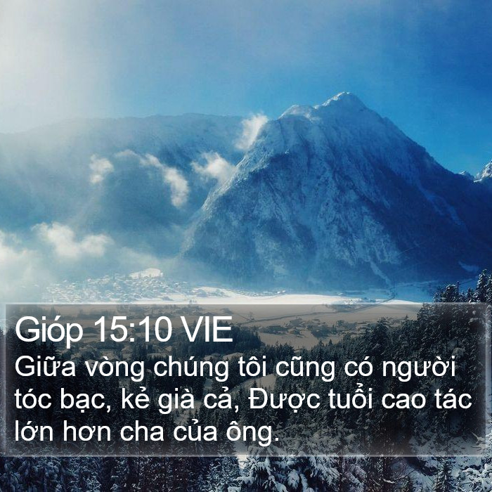 Gióp 15:10 VIE Bible Study