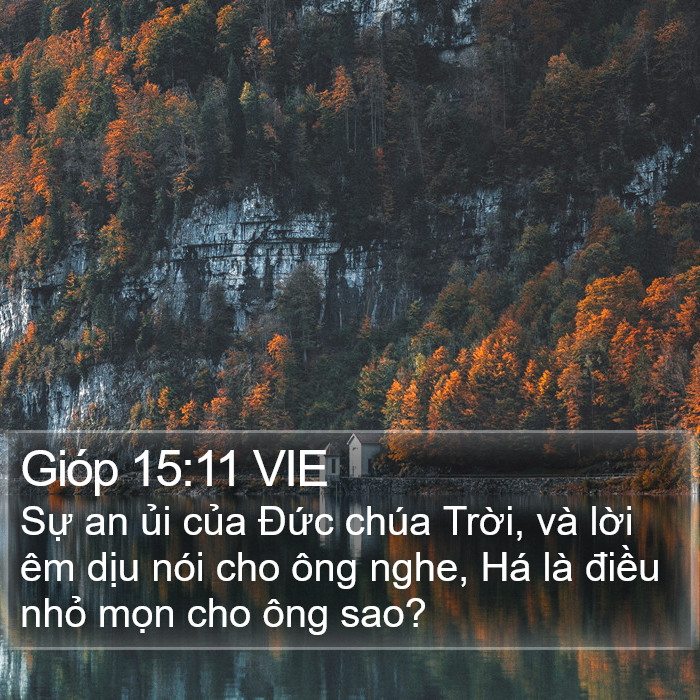 Gióp 15:11 VIE Bible Study