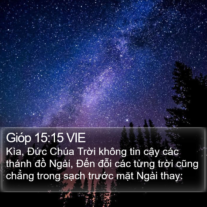 Gióp 15:15 VIE Bible Study