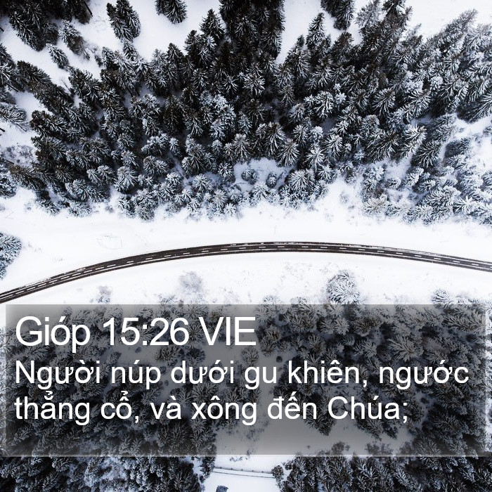 Gióp 15:26 VIE Bible Study