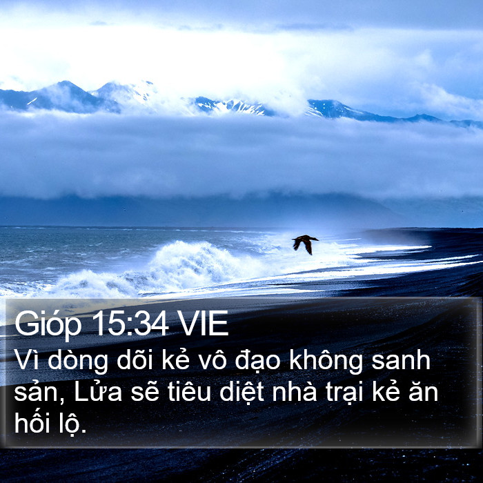 Gióp 15:34 VIE Bible Study