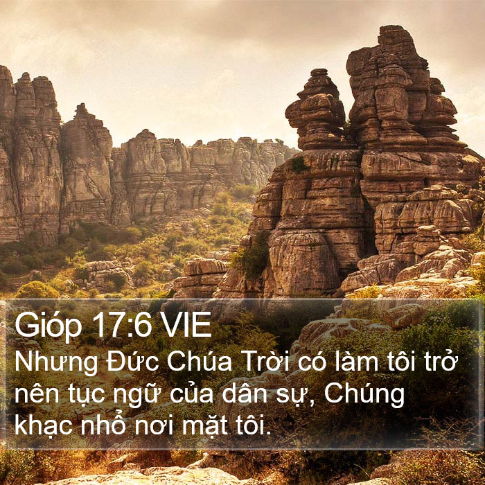 Gióp 17:6 VIE Bible Study