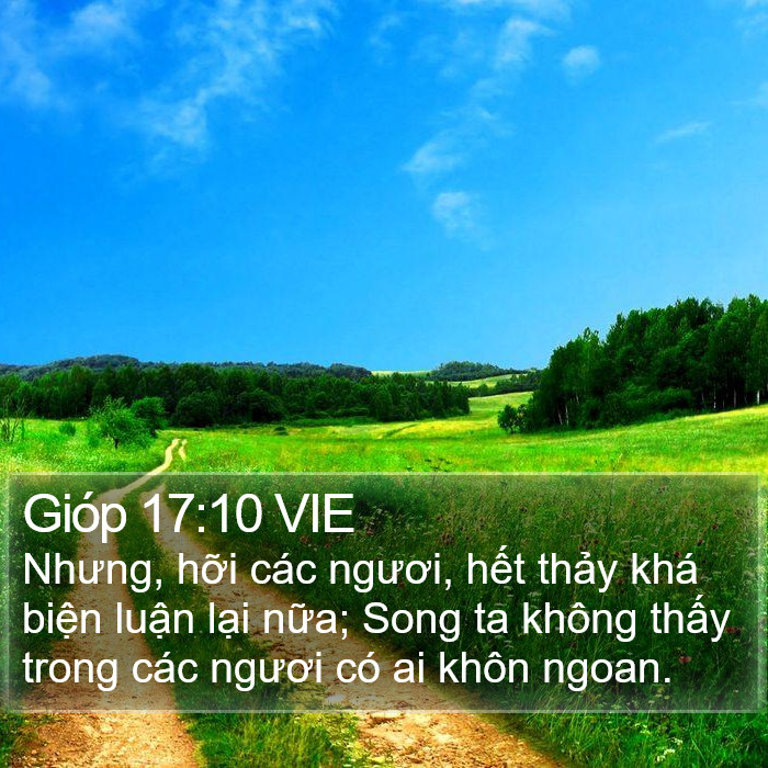 Gióp 17:10 VIE Bible Study
