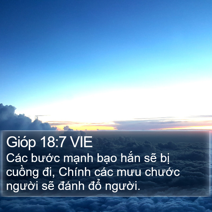 Gióp 18:7 VIE Bible Study