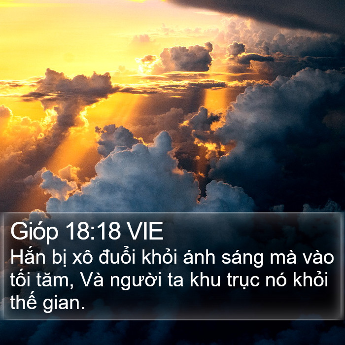 Gióp 18:18 VIE Bible Study