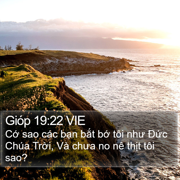 Gióp 19:22 VIE Bible Study