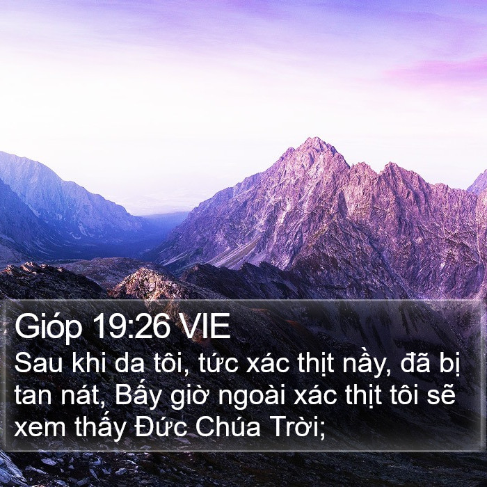 Gióp 19:26 VIE Bible Study