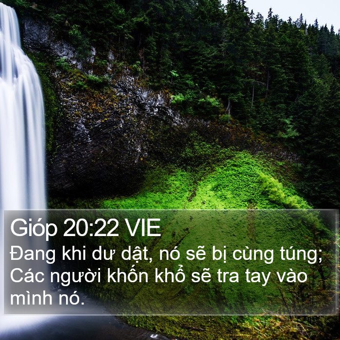 Gióp 20:22 VIE Bible Study